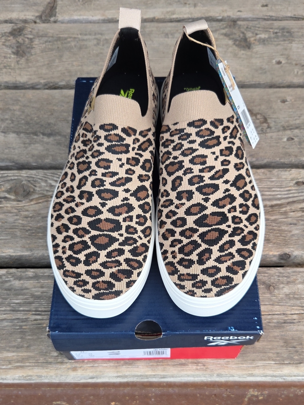 NWT Reebok Onlux Knit Slip-on Memorytech Women's Trainers Shoes Size 11